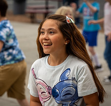 young girl smiling